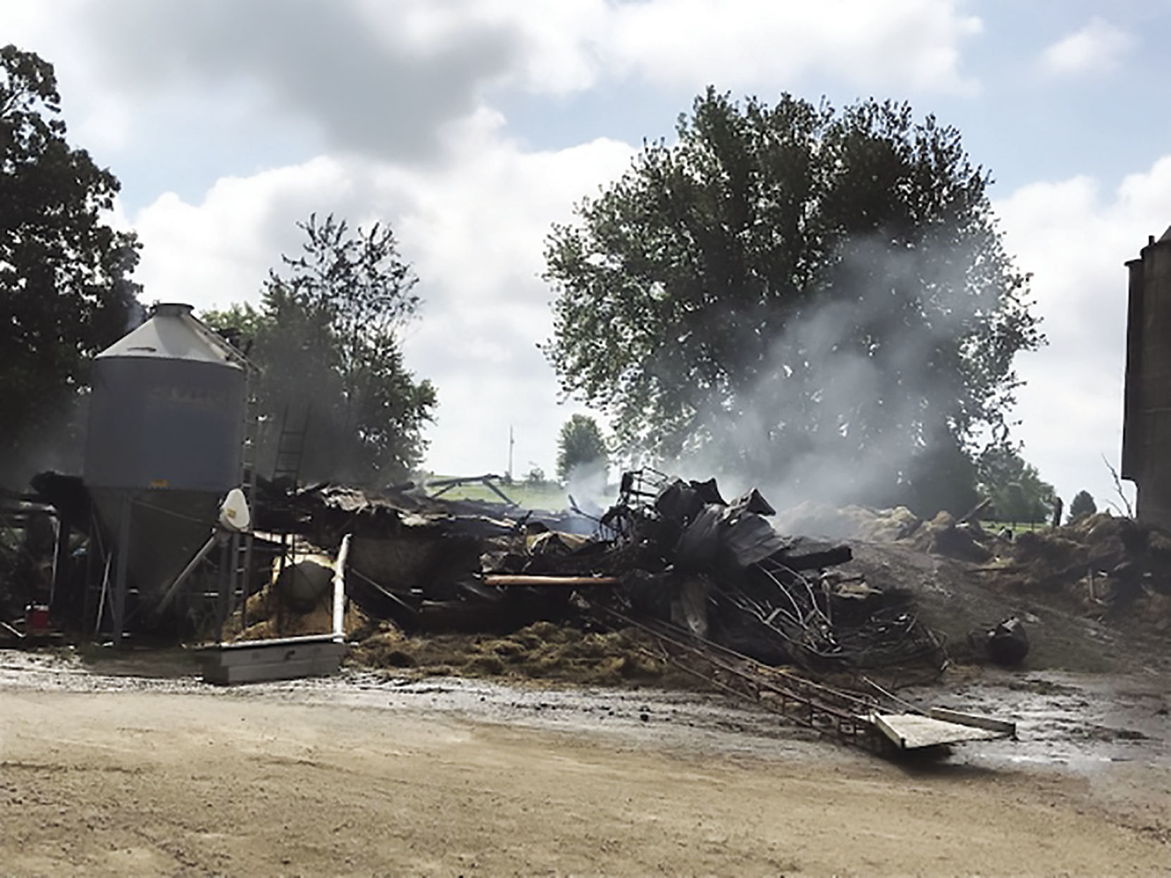 Barn fire
